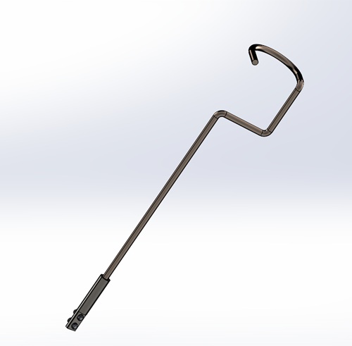 Acessorio para guia para deteccion de derivaciones electricas